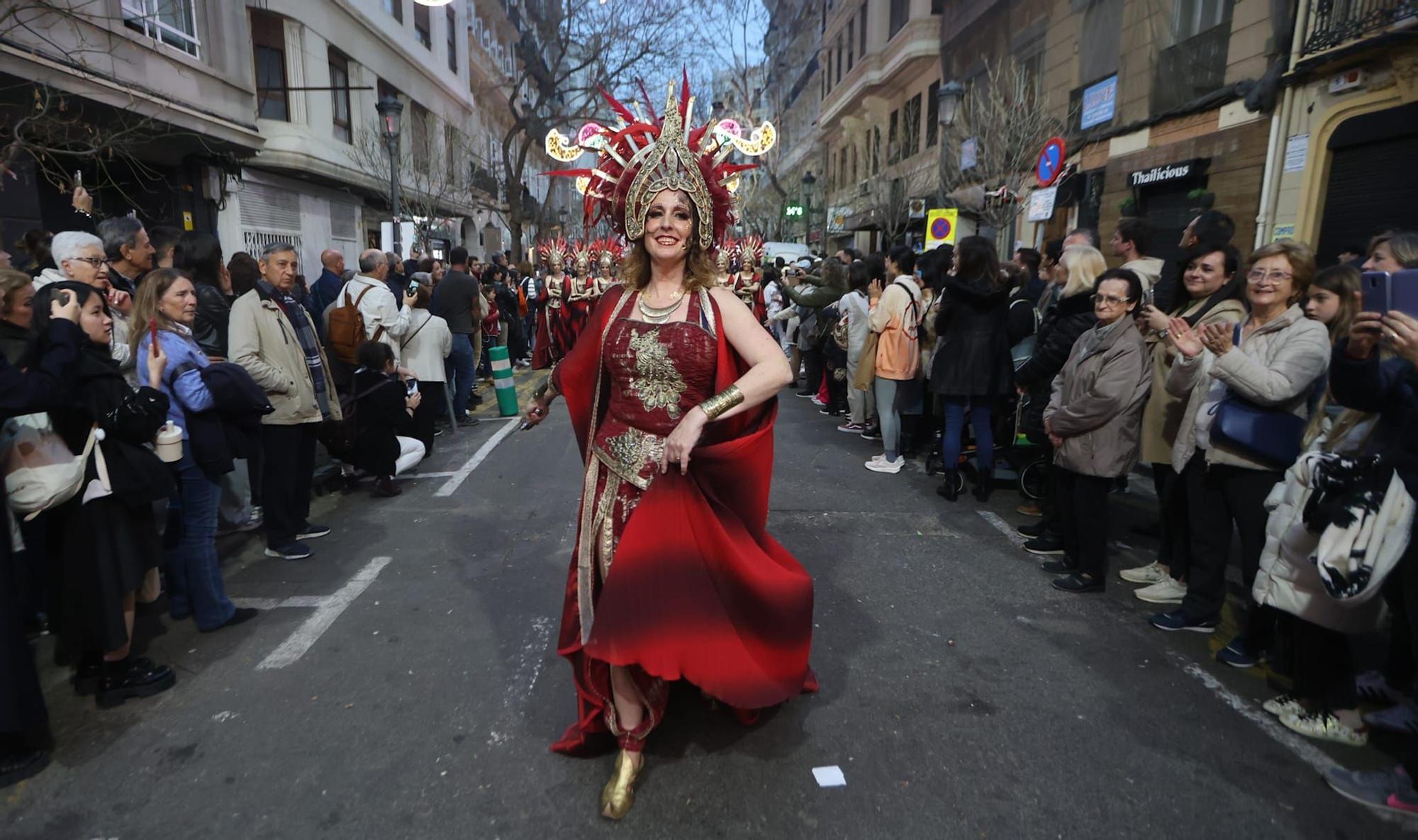 La Gran Parada Mora de la falla Almirante Cadarso, en imágenes