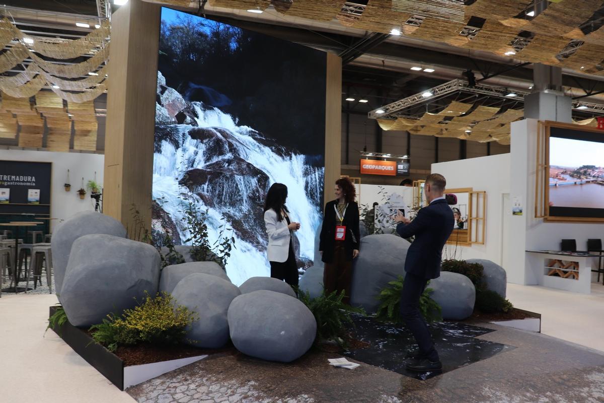 La garganta inmersiva ha sido uno de los principales reclamos de Extremadura el Fitur.