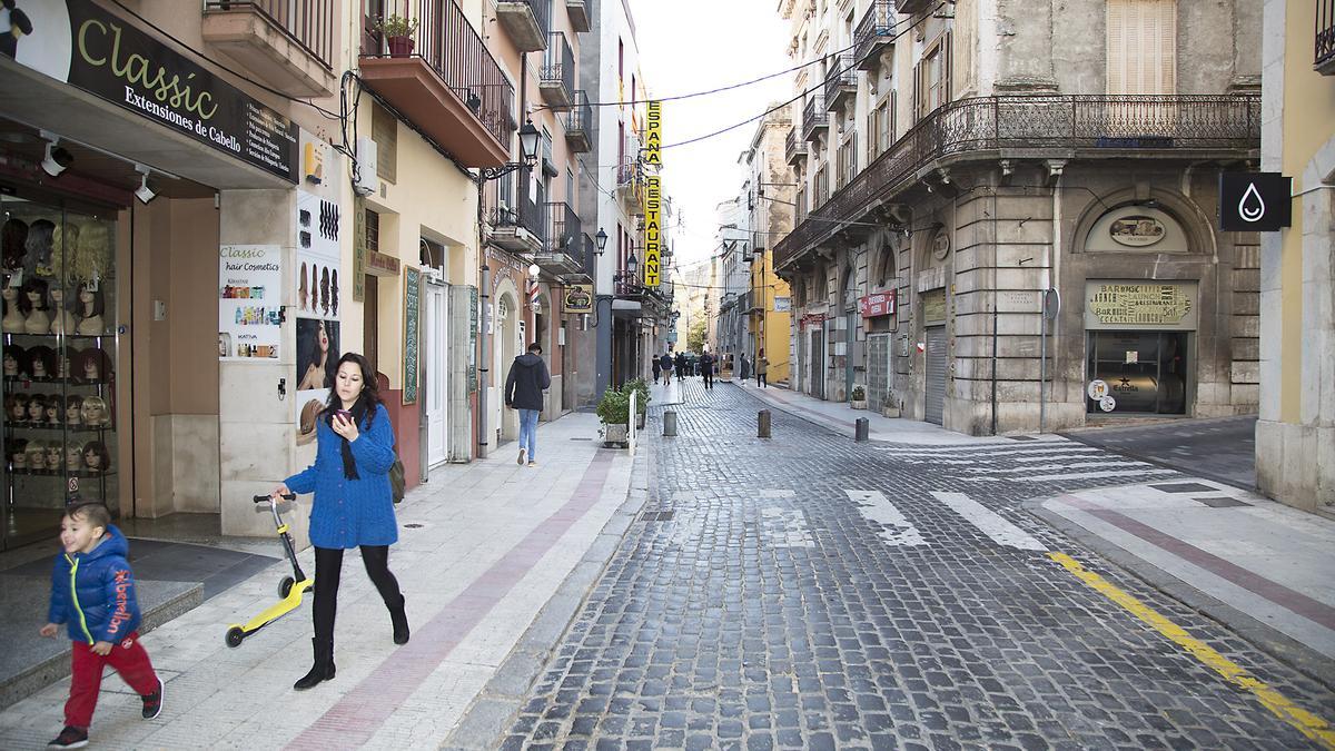 Carrer de la Jonquera de Figueres.