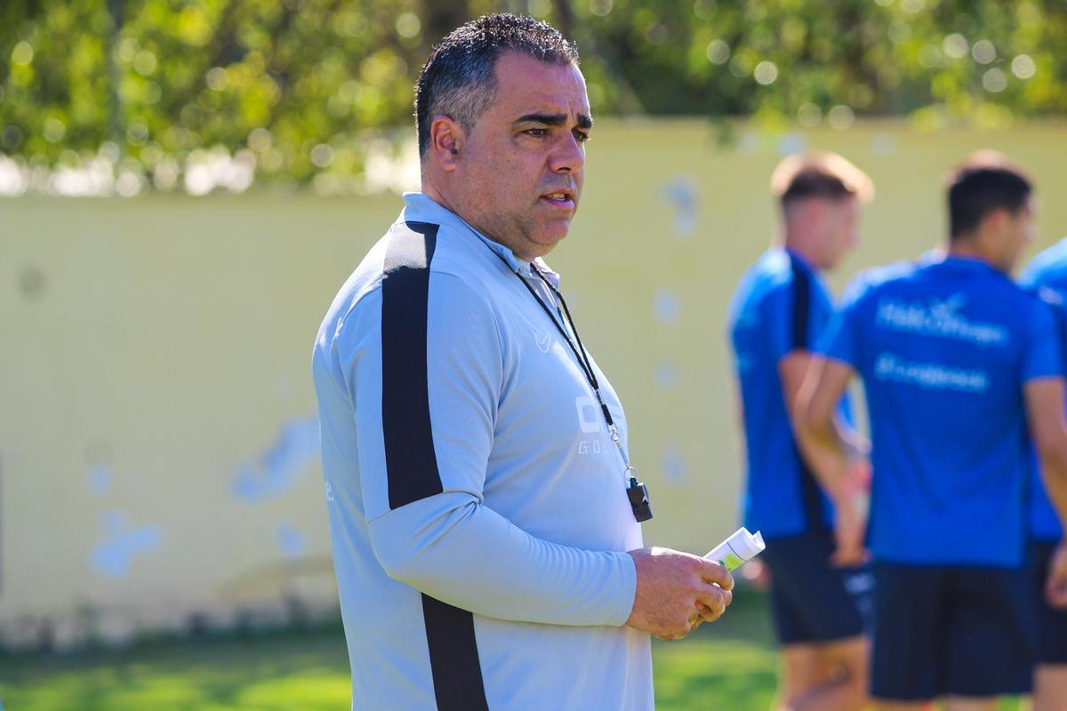 Germán Crespo, técnico del UCAM Murcia