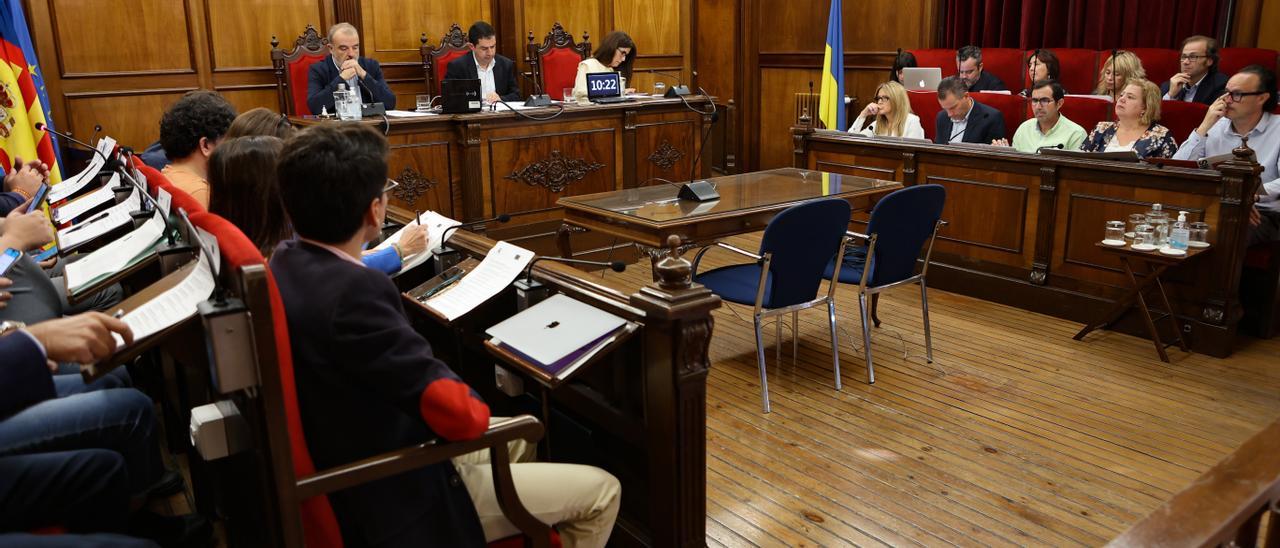 El pleno de Alcoy en una imagen de archivo.