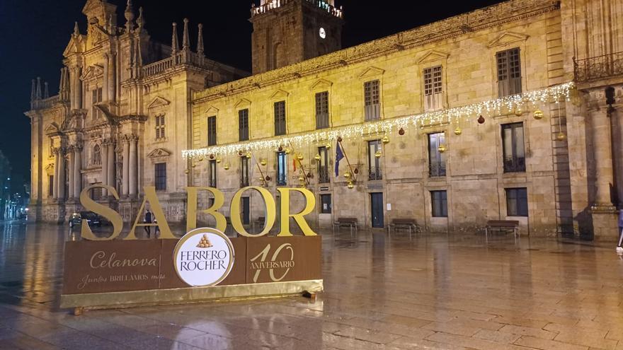 Celanova llega a la final en la competición del alumbrado navideño de Ferrero Rocher