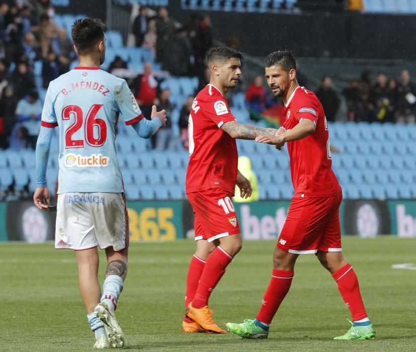 Galería de imágenes con las mejores fotografías de la goleada del Celta al Sevilla (4-0) en Balaídos.