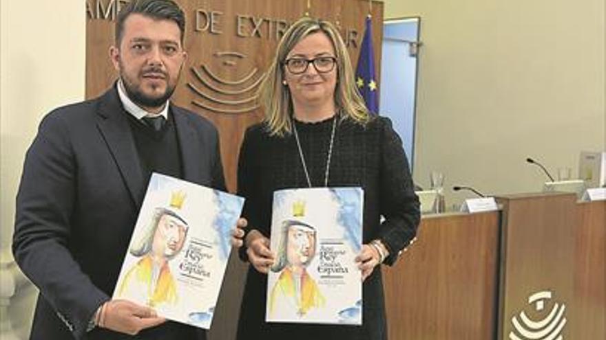 Un álbum de cromos del Rey Católico llega a los colegios de Extremadura