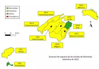 Las reservas hídricas de Ibiza suben en septiembre pero se mantiene la prealerta por sequía