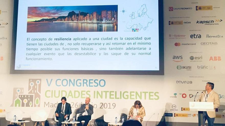 Benidorm expone su plan de Resiliencia Urbana en un Congreso de Ciudades Inteligentes