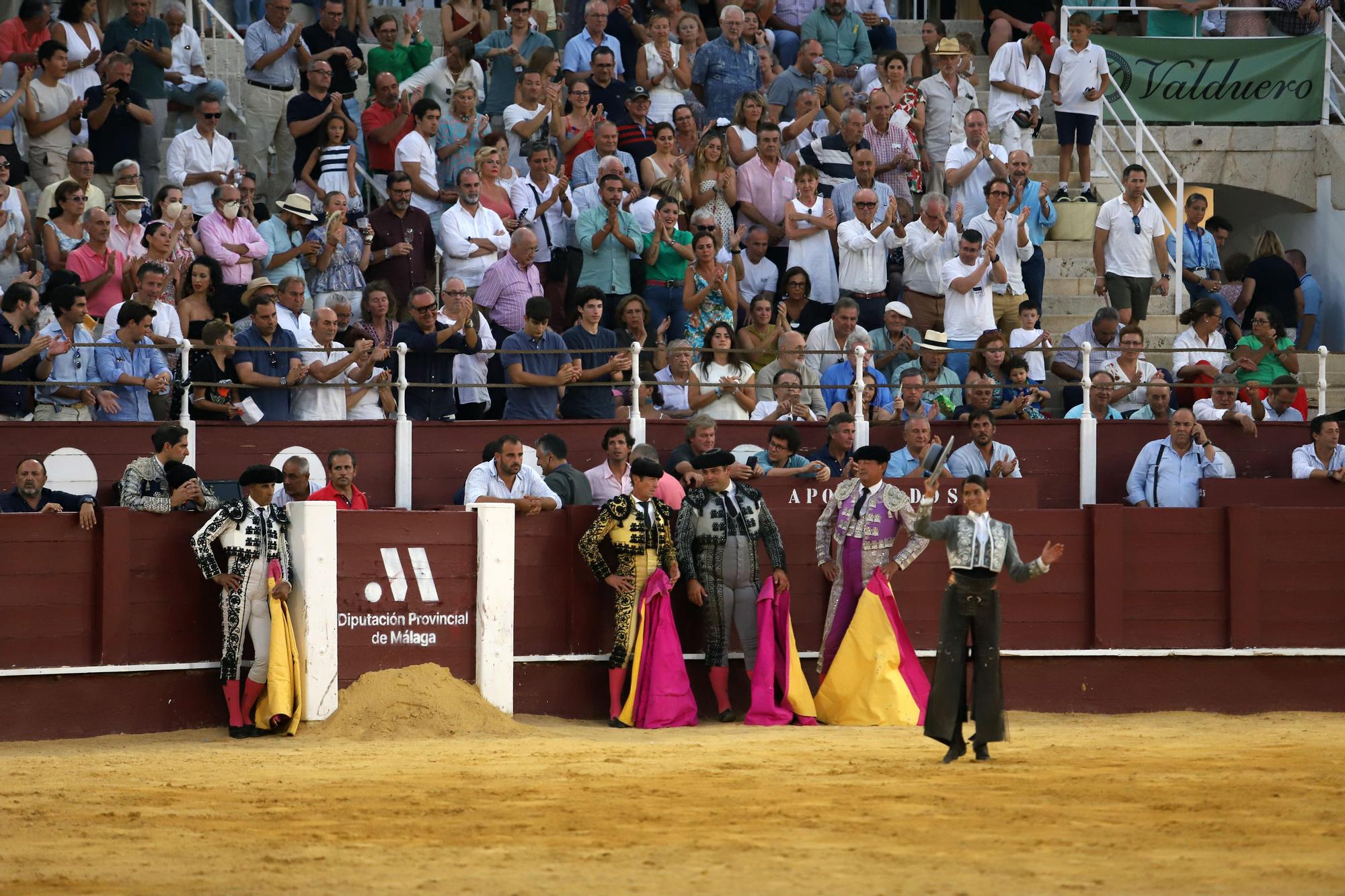 Rejones en la Feria de Málaga: Guillermo Hermoso y Ferrer Martín, doble Puerta Grande en Málaga