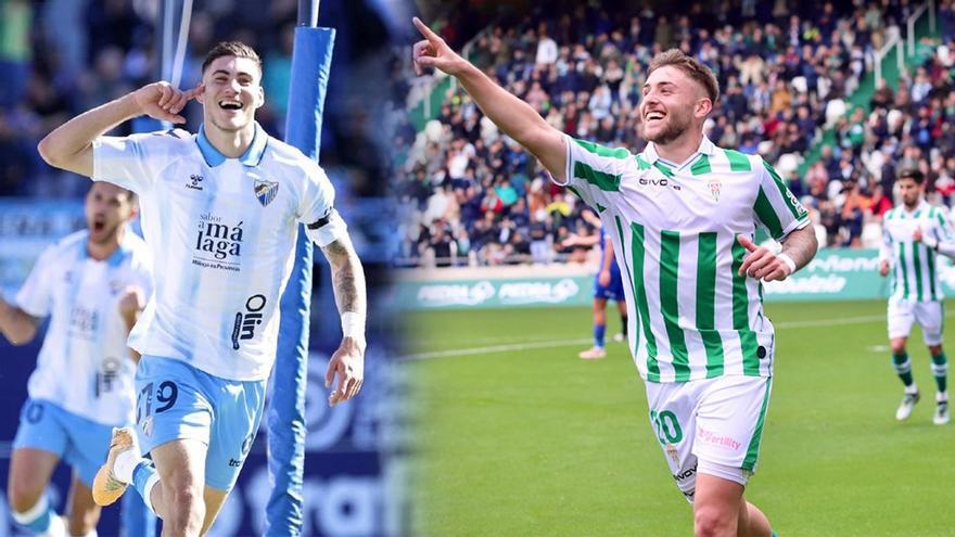 Córdoba CF-Málaga | Casas y Roberto, duelo de goleadores cordobeses en El Arcángel