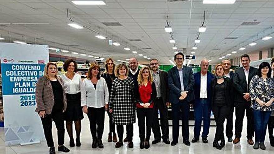 Presentació del nou conveni col·lectiu de Mercadona.