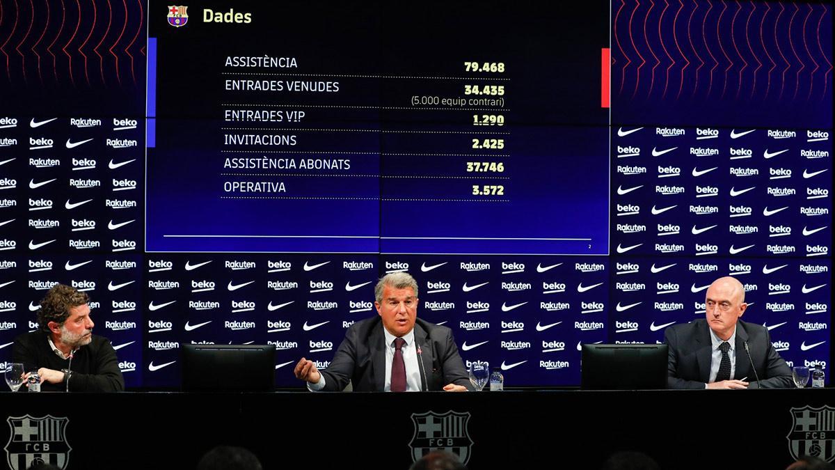 Laporta, sobre las entradas del día del Eintracht: El Barça no es culpable, pero sí el máximo responsable