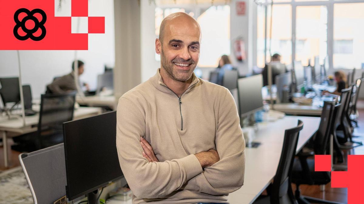 Rui Stoffel, CEO BUS UP, en sus oficinas de Barcelona.