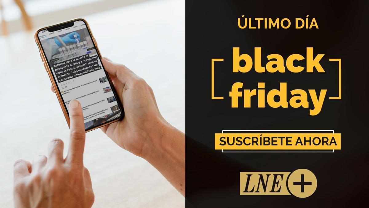 OFERTA ÚLTIMO DÍA de la promoción Black Friday seis meses gratis al