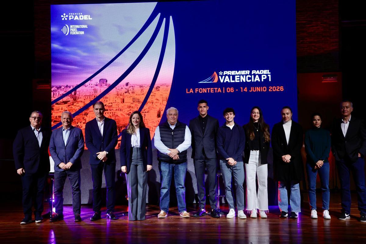 Presentación del Valencia Premier Pádel P1
