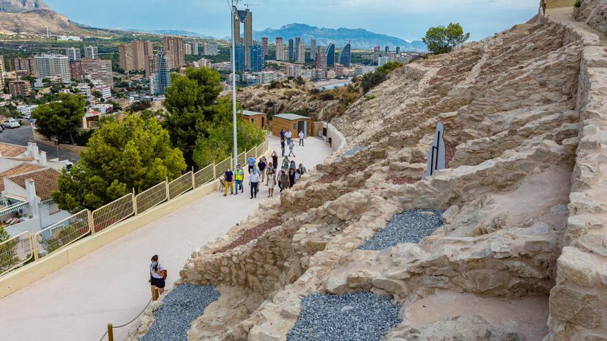 El Tossal de La Cala de Benidorm tras los trabajos de musealización.