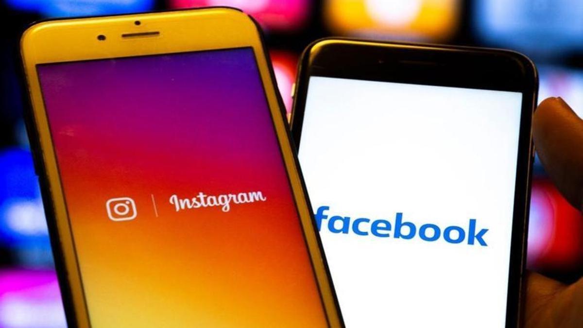 Pantallas de Instagram y Facebook Pantallas de Instagram y Facebook