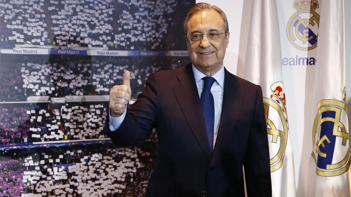 Florentino Pérez ya trabaja en la sombra