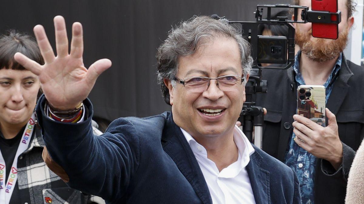 El candidato a la presidencia de Colombia por la Coalición Pacto Histótico, Gustavo Petro.