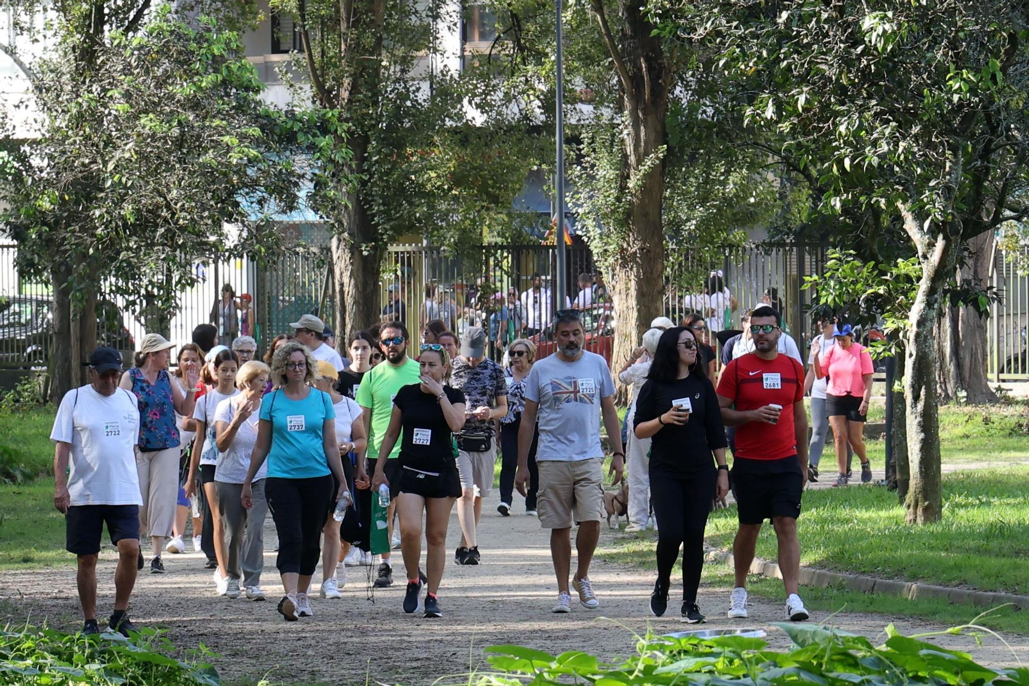 Pisadas de solidaridad en Vigo: así fue la marcha de Aspanaex