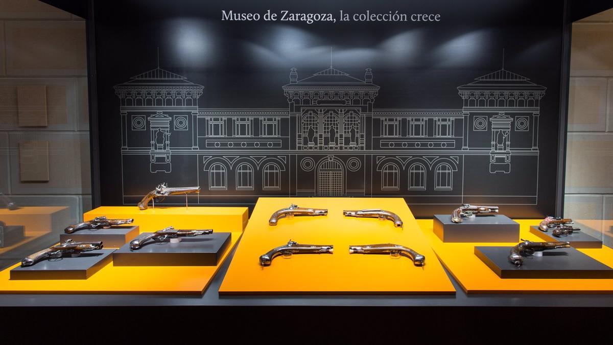 Las pistolas proceden de la industria armera guipuzcoana.