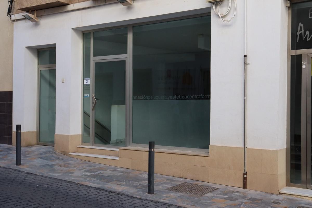 Local de la calle Granero que será convertido en sala de estudio.