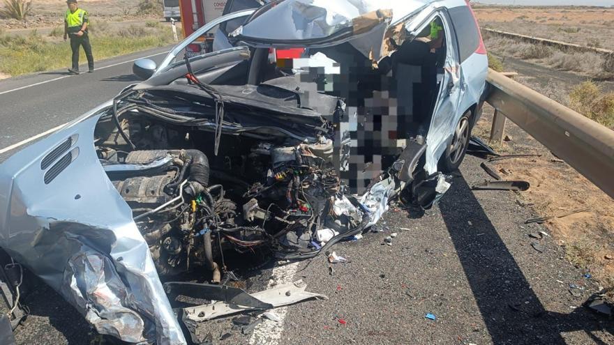 Evoluciona favorablemente la joven herida grave en el accidente mortal de Lanzarote