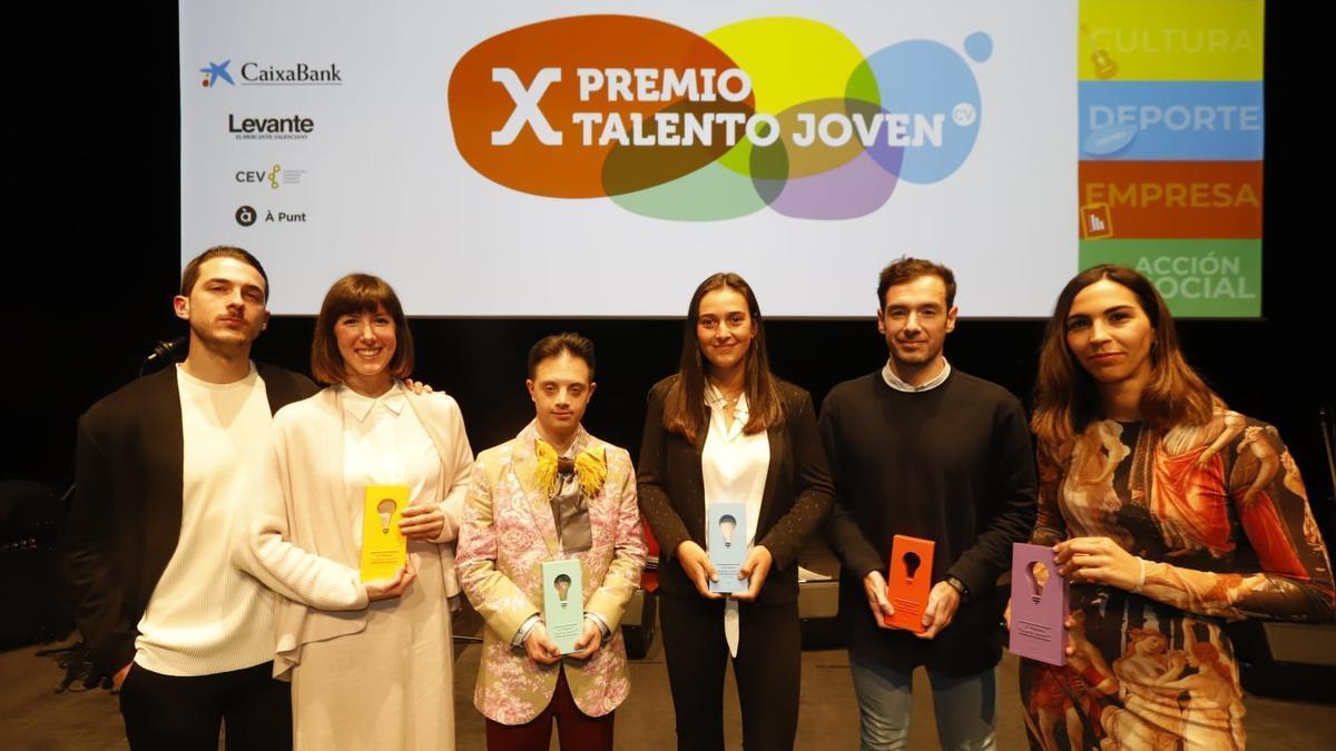 Ganadores de la X Edición de los Premios Talento Joven.
