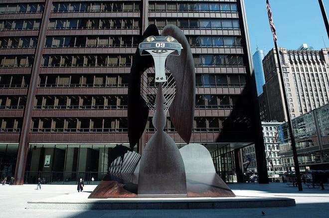 Escultura que Picasso donó a la ciudad de Chicago