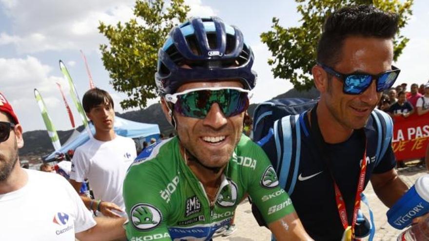 Alejandro Valverde se queda a un segundo del liderato