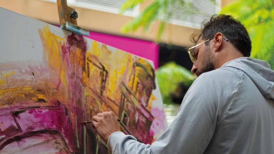 Mesa y López se convierte en el gran lienzo urbano Gran Canaria con el XXX Concurso de Pintura Rápida