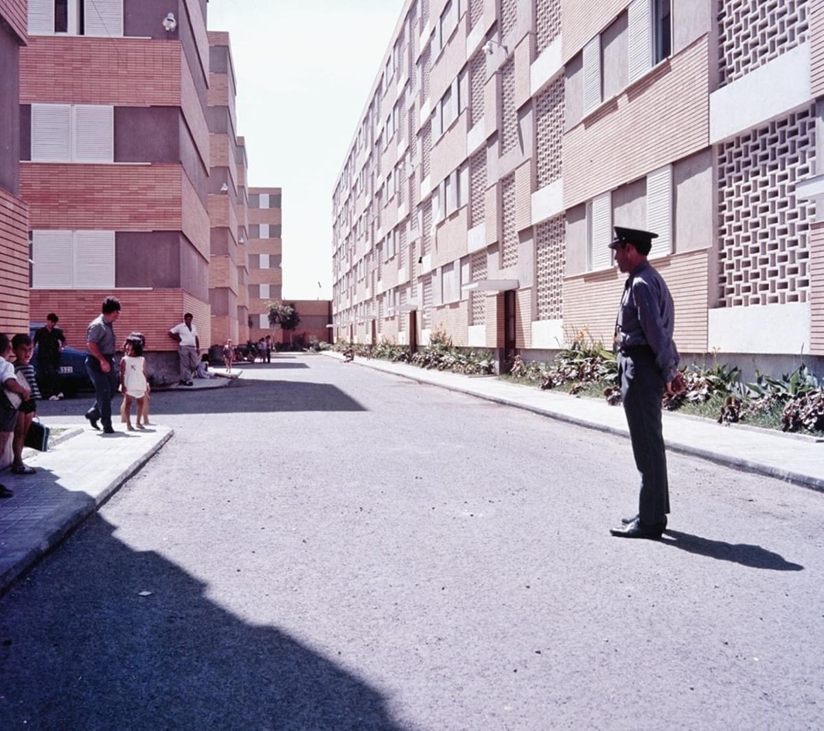 Imagen de las viviendas en la década de los 70