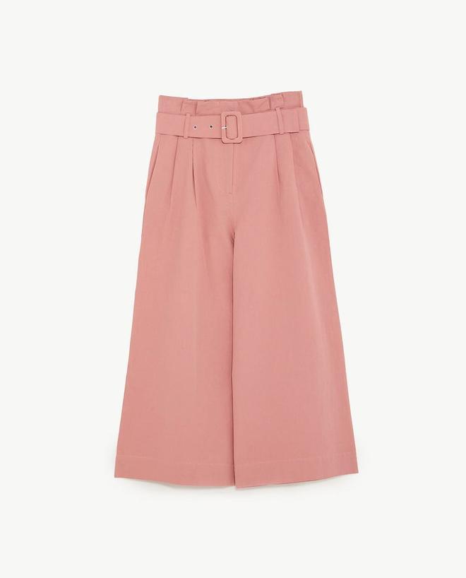 Silueta pantalón rosa viral de Zara