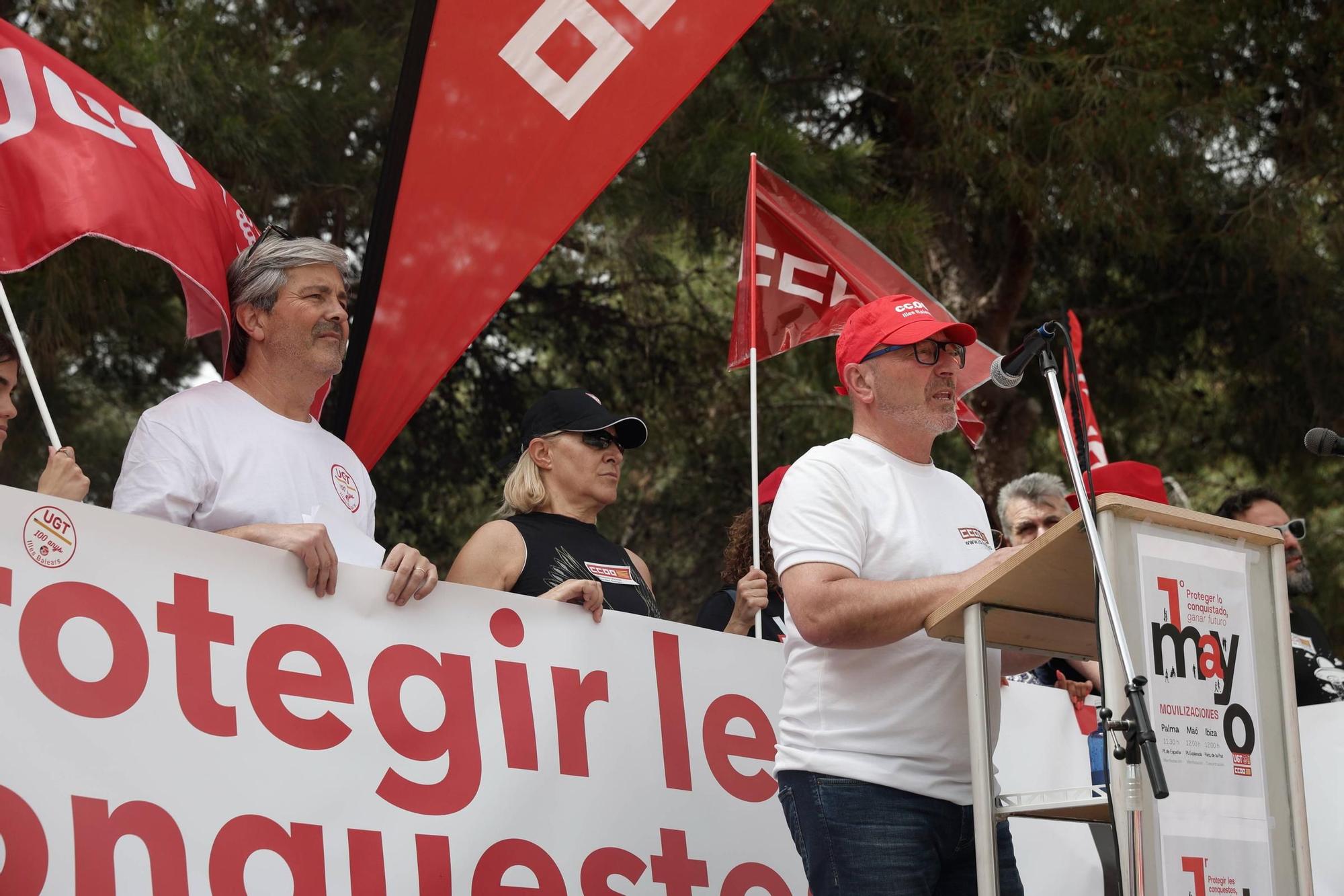 Manifestación del Día del Trabajador en Palma