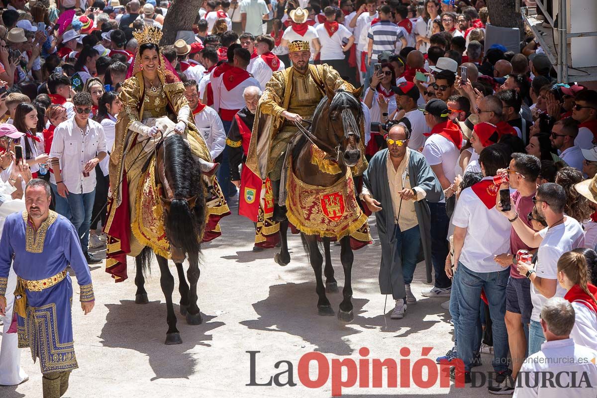 Moros y Cristianos en la mañana del dos de mayo en Caravaca