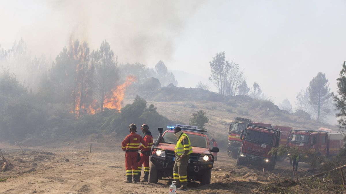 Incendio en Molbeltrán, en la provincia de Ávila.
