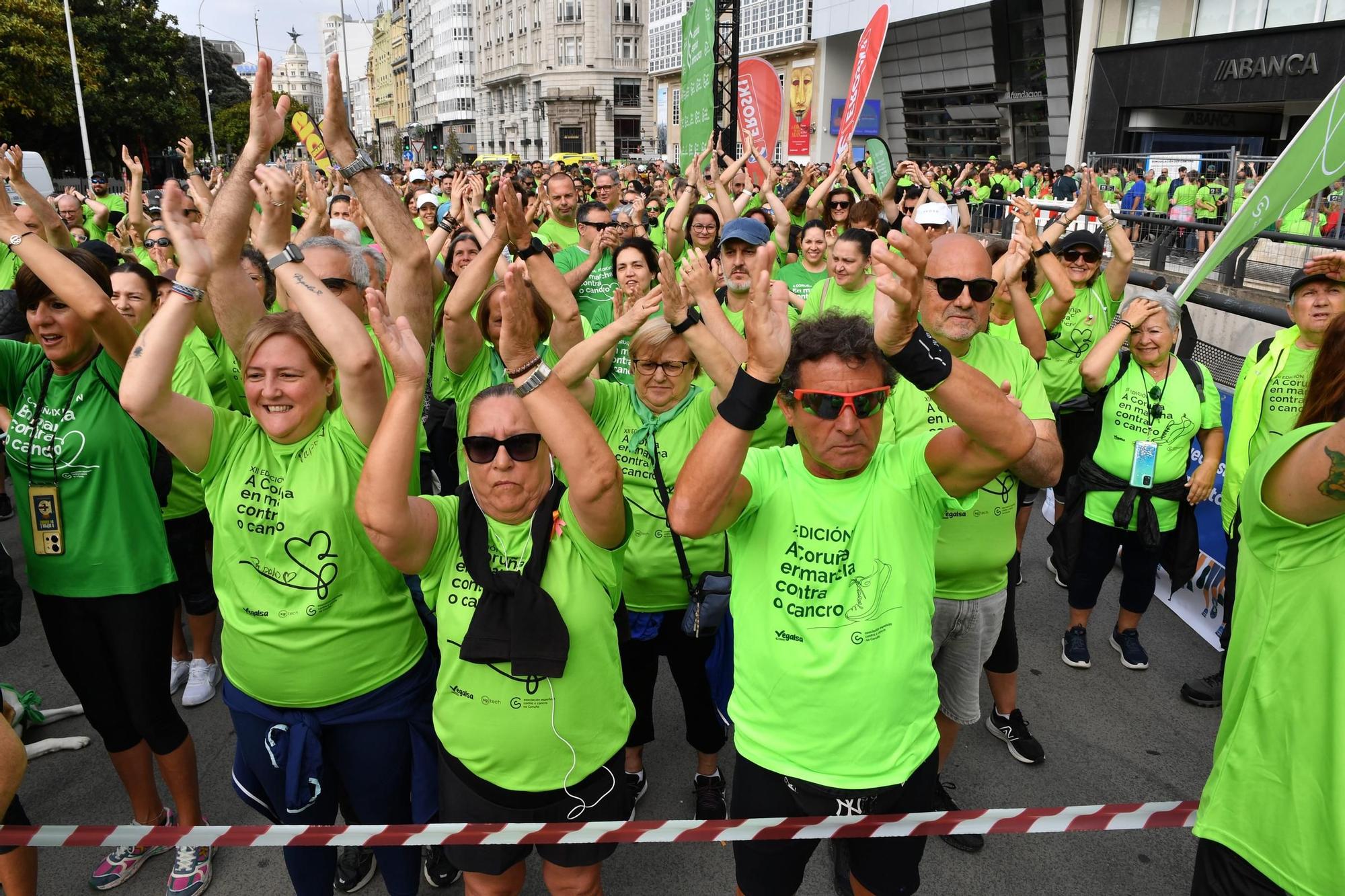 A Coruña caminó contra el cáncer