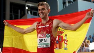Adrián Ben, campeón de Europa de 800