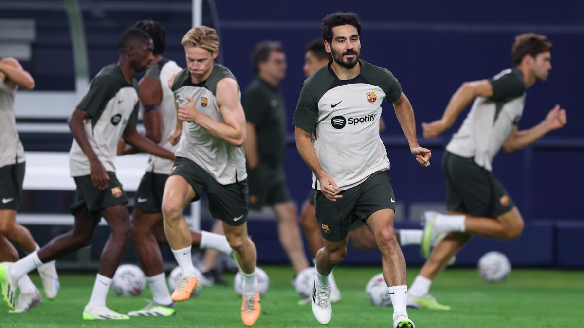 ¡El último entrenamiento antes del Clásico! Así fue la preparación del Barça en Dallas