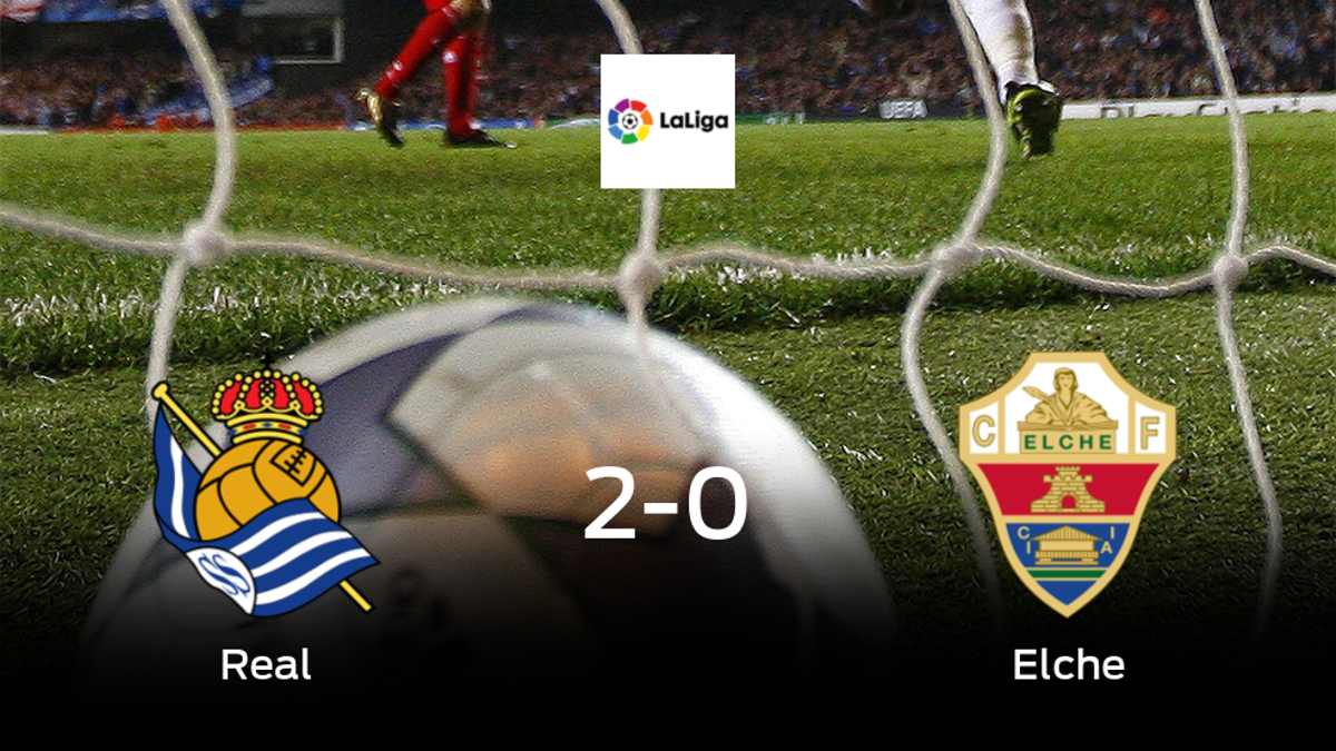Los tres puntos se quedan en casa: Real Sociedad 2-0 Elche
