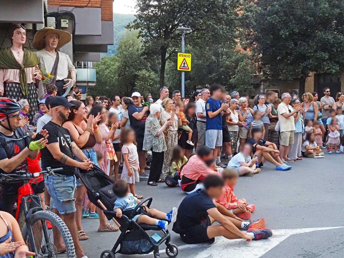 Rebuda de la flama del Canigó a Súria
