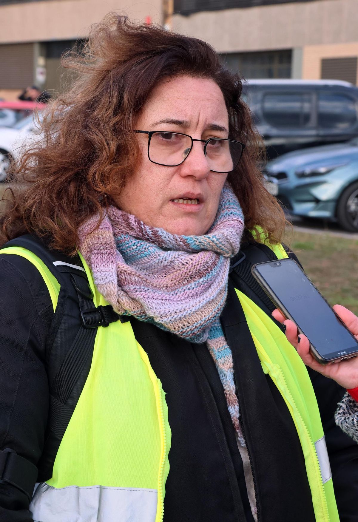 Epi Prunés valorant la tercera marxa lenta per a Regió7, el febrer passat