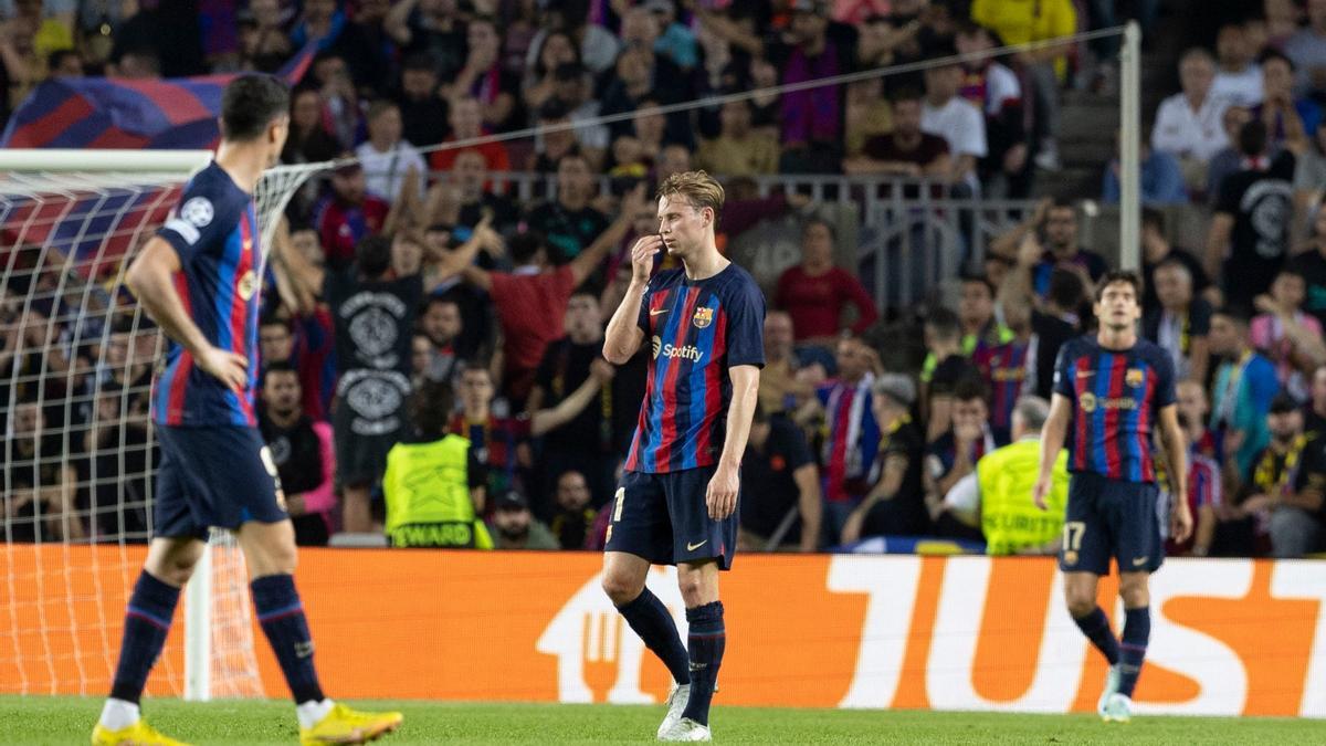 Las caras... ¡El Barça jugó contra el Bayern ya eliminado en Champions!