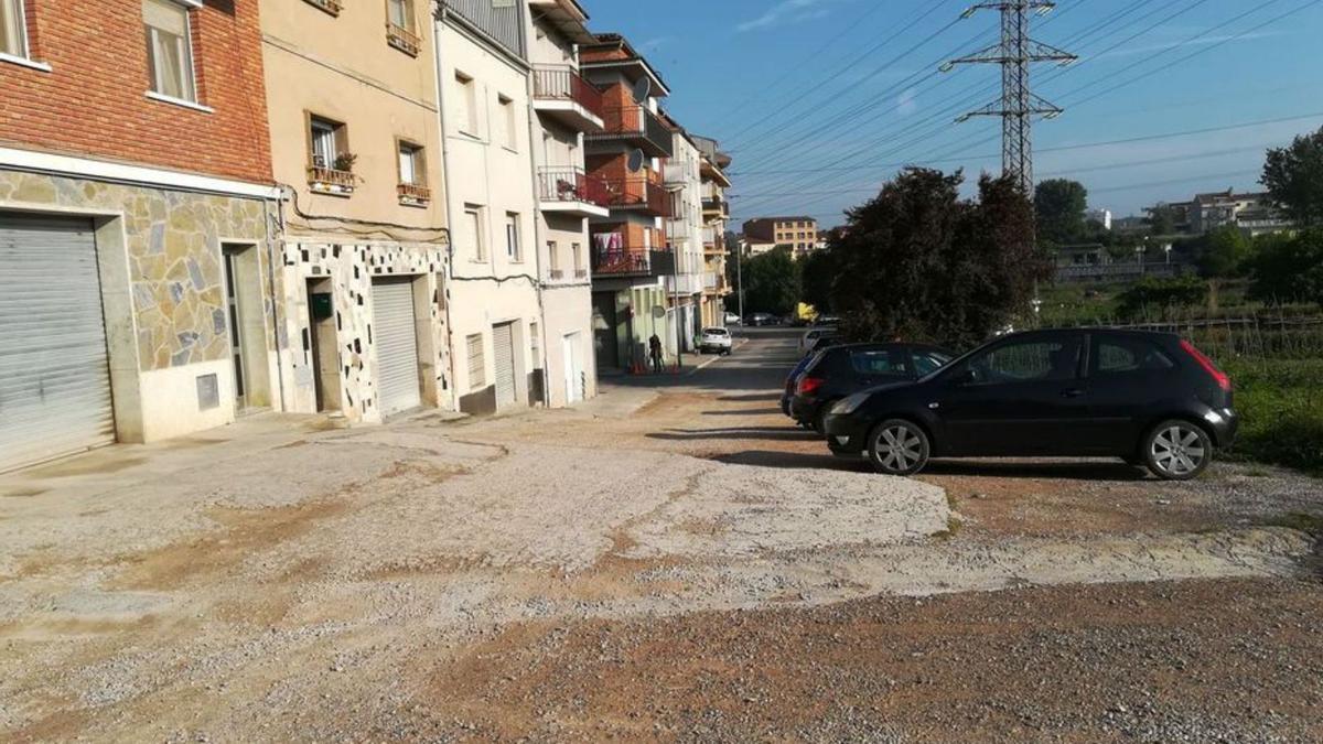 El tram pendent d’urbanitzar del carrer del Germà Isidre | AJM