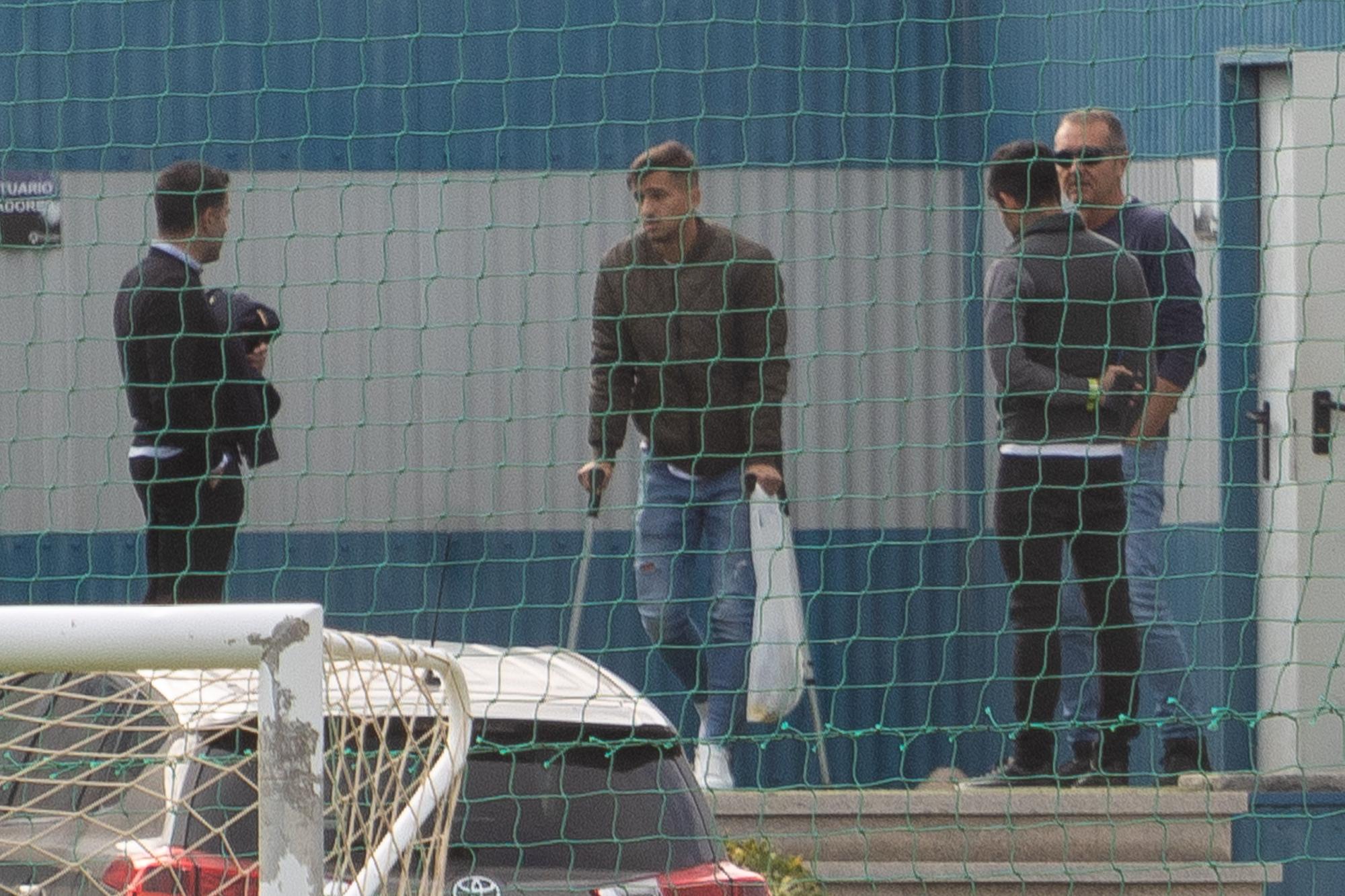 Primer entrenamiento de Lolo Escobar, nuevo entrenador del Hércules