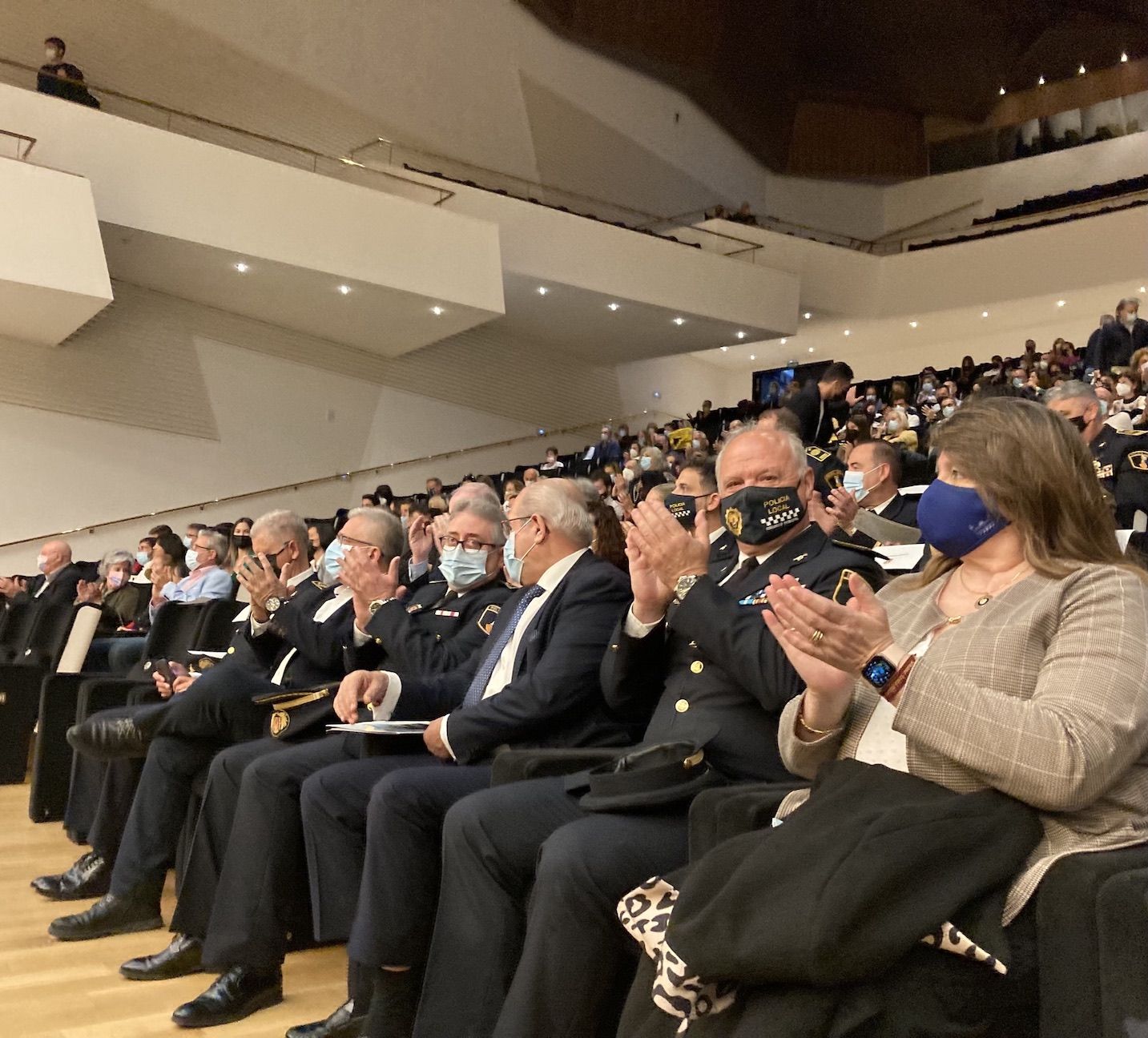 Estreno del nuevo himno de la Policía Local de Alicante