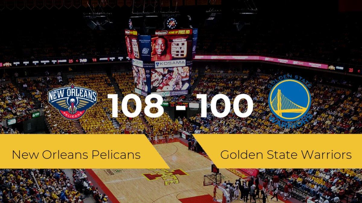 New Orleans Pelicans logra vencer a Golden State Warriors en el Smoothie King Center (108-100)