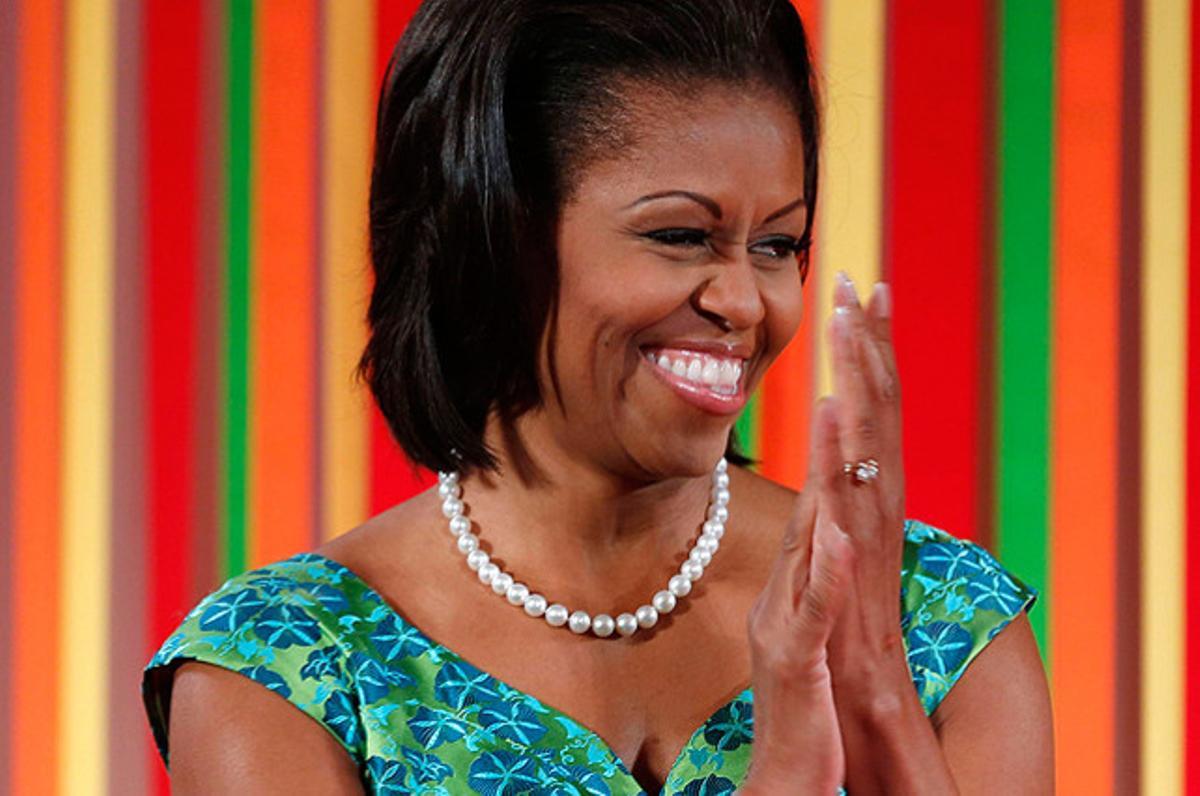 La primera dama dels Estats Units, Michelle Obama, ocupa la setena posició. REUTERS