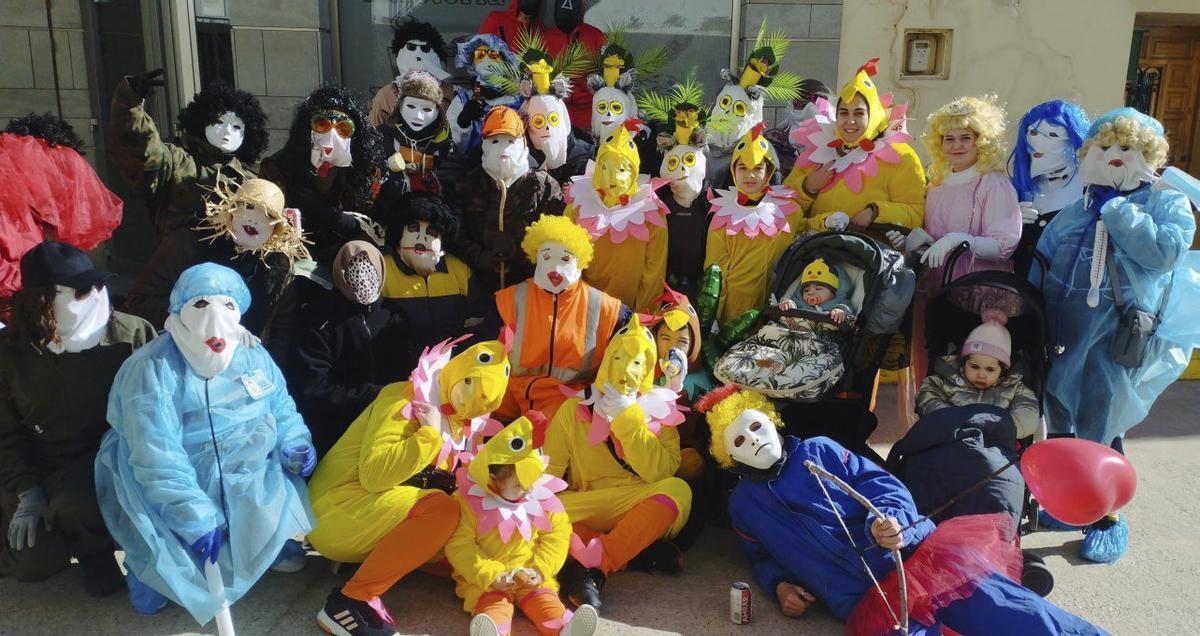 Mascarutas en Lumpiaque.