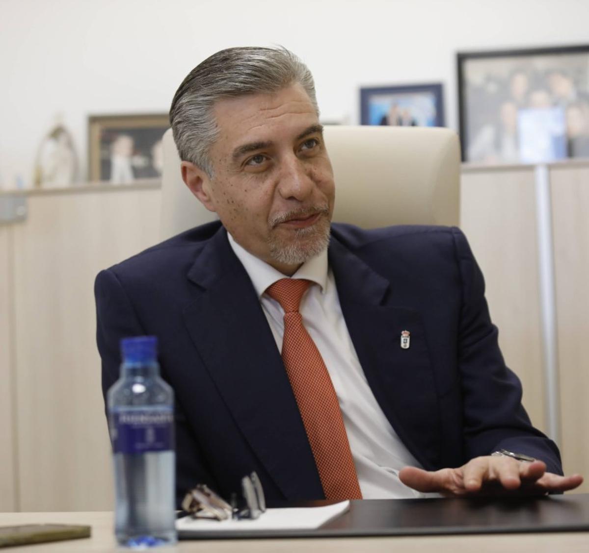 Martín Peláez, en el Tartiere.   | F. R.