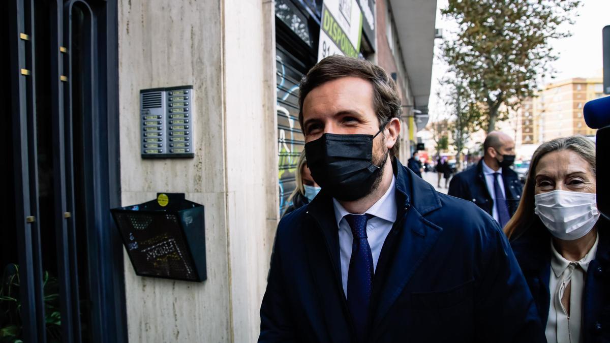 El presidente del Partido Popular, Pablo Casado.