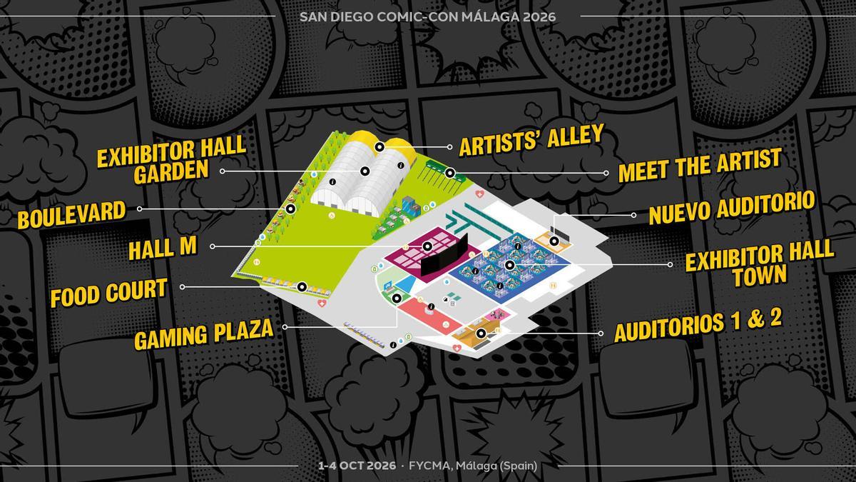 Así se convertirá el FYCMA en la Comic-Con de Málaga - La Opinión de Málaga